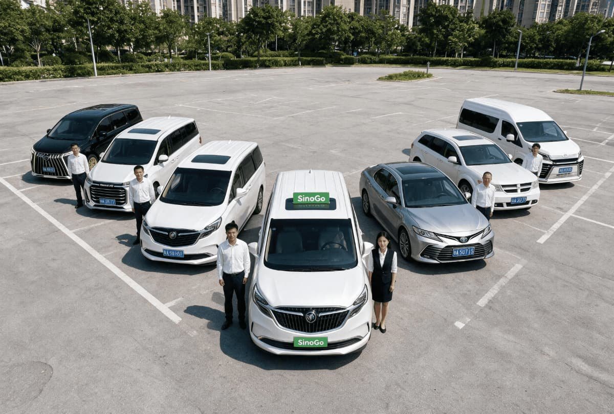 SinoGo service team and fleet